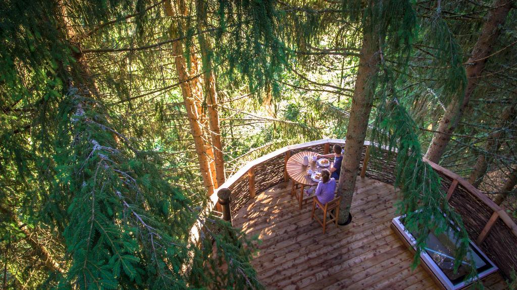 Cabane Entre Terre Et Ciel Saint-Nicolas-la-Chapelle  Экстерьер фото